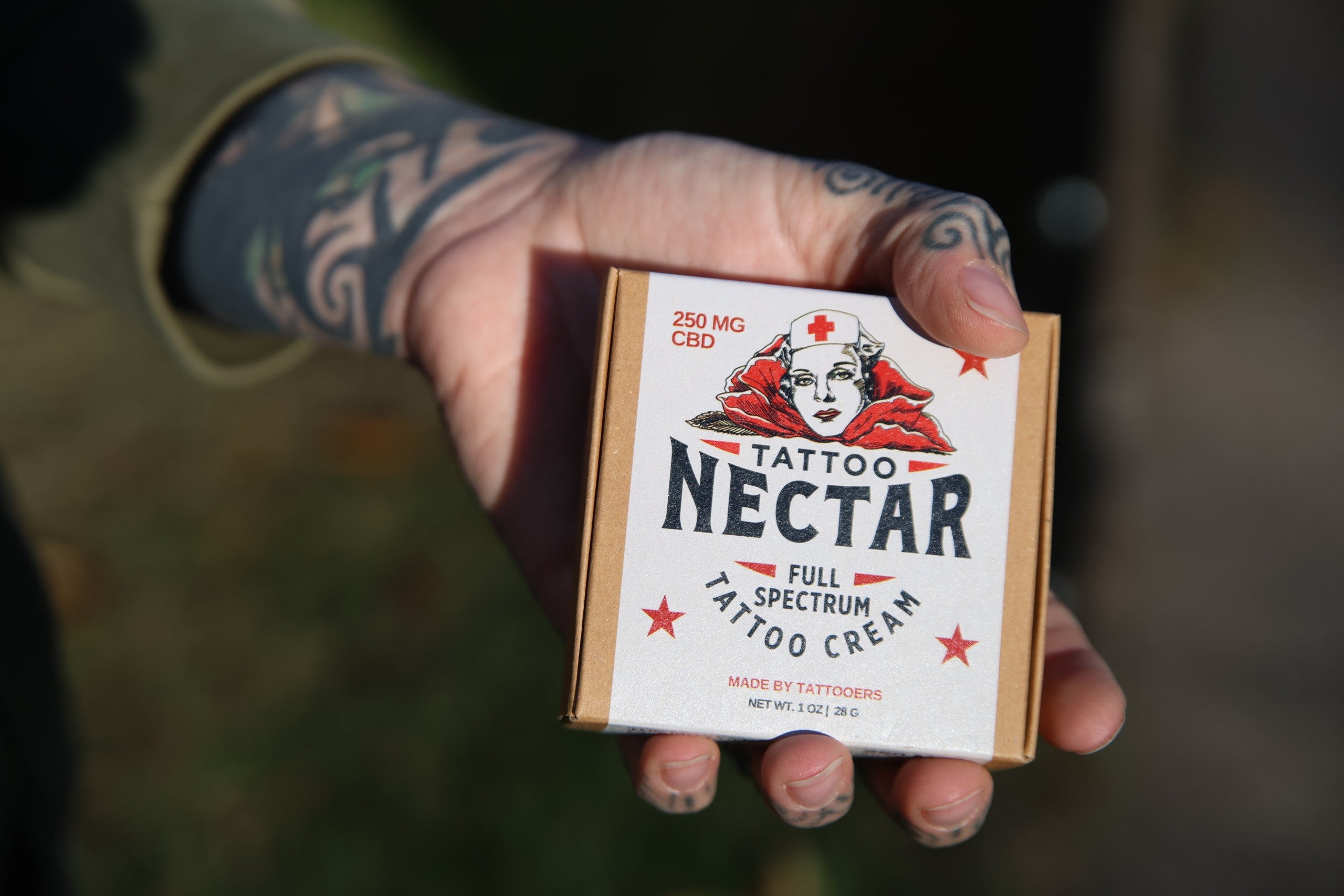 Vegan Tattoo Cream with CBD for Aftercare | Tattoo Nectar - Skin